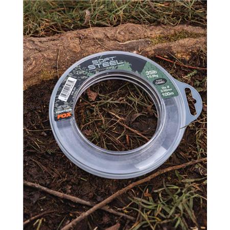 LEADER FOX SOFT STEEL FLECK CAMO LEADER