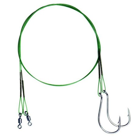 Leader Mivardi Wire Leader With Swivel And Single Hook