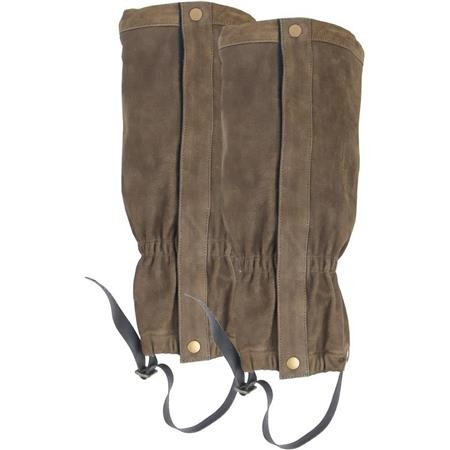 Leder-Gamaschen Somlys 777 Buffalo Nubuck - Marron