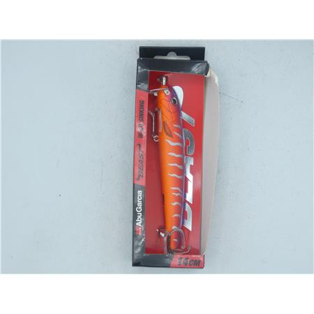 Leurre Coulant Abu Garcia Beast Hi-Lo Sinking - 14Cm - Red Tiger