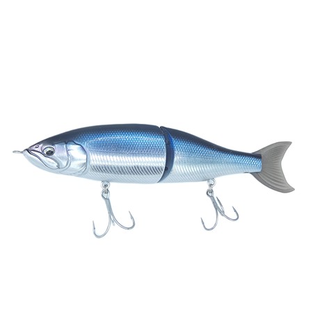 Leurre Coulant Babyface Bb180-Mss - 18Cm - Blue Back Silver