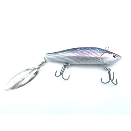 Leurre Coulant Babyface Sm-65S - 6.5Cm - Pearl White Silver Flakes