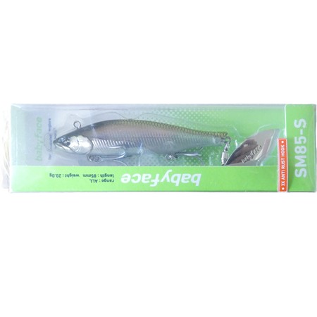 Leurre Coulant Babyface Sm 85S - 8.5Cm - Ghost Wakasagi