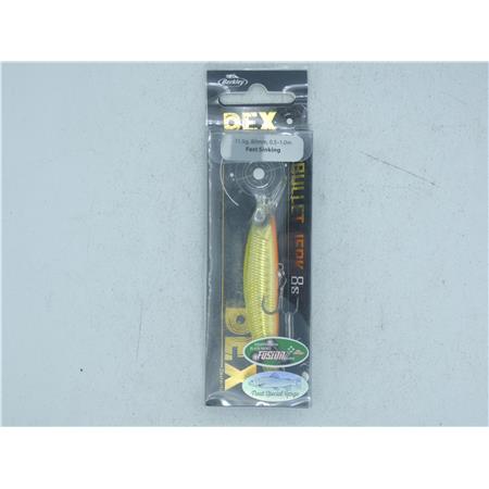 Leurre Coulant Berkley Dex Bullet Jerk Tsr - 8Cm - Black Minnow