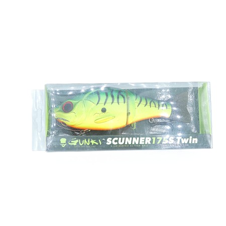 Leurre Coulant Gunki Scunner 175 S Twin - 17.5Cm - Mat Fire Tiger