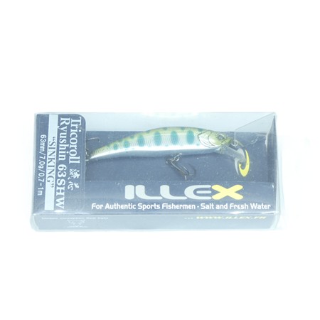 Leurre Coulant Illex Tricoroll 63 Shw - 6.5Cm - Silver Yamame