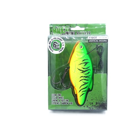 Leurre Coulant Madcat Inline Rattler - 13Cm - Firetiger 110G