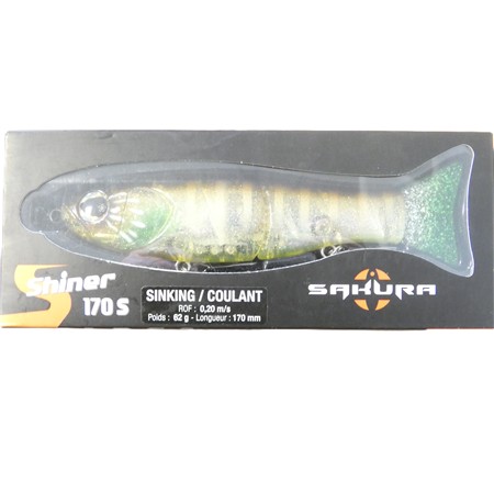 Leurre Coulant Sakura S-Shiner S 170S - 17Cm - 104