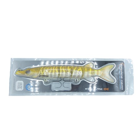 Leurre Coulant Savage Gear 3D Hard Pike - 26Cm - Albino Pike