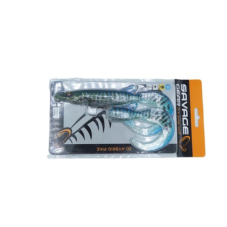 Leurre Coulant Savage Gear 3D Hybrid Pike - 17Cm - Blue Uv