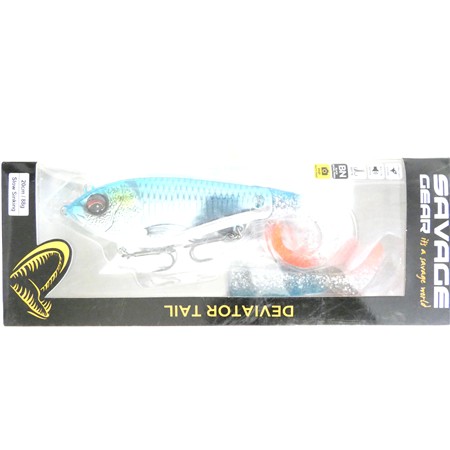 Leurre Coulant Savage Gear Deviator Tail - 20Cm - Blue Chrome