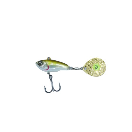 Leurre Coulant Savage Gear Fat Tail Spin - 6.5Cm - Lemon Back Flash