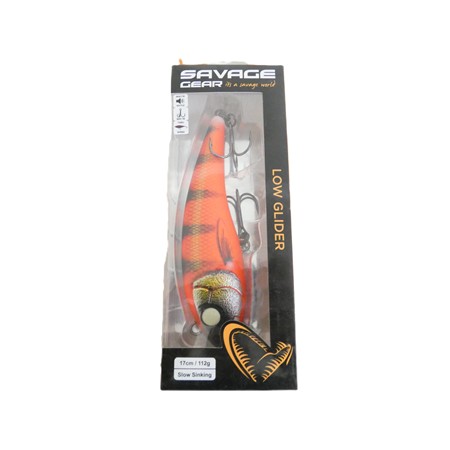 Leurre Coulant Savage Gear Low Glider Jerk Ss - 17Cm - Red Tiger