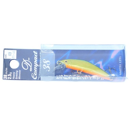 Leurre Coulant Smith D-Compact 38 - Green Gold