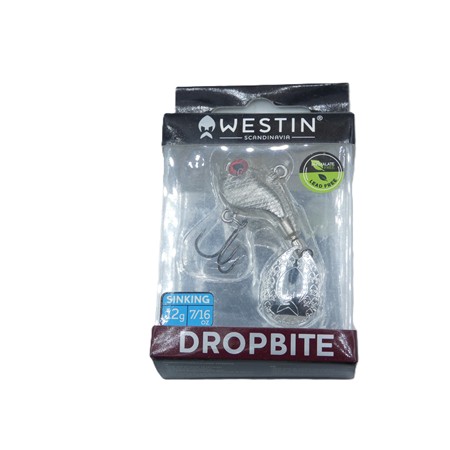 Leurre Coulant Westin Dropbite Spin Tail - 12G - Crystal