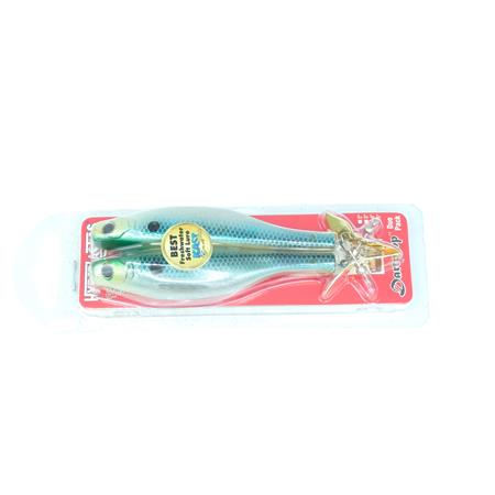 Leurre De Surface Hyperlastics Dartprop Pro Duo Pack 5 1/2 - 13Cm - See Through Green Back - Par 2