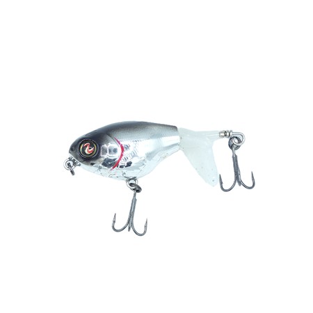 Leurre De Surface River2sea Whopper Plopper - 6Cm - Chrome Black