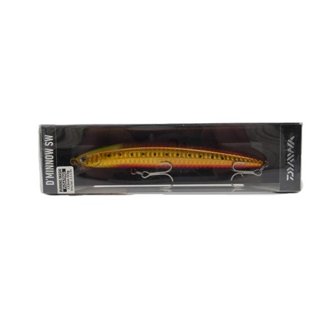 Leurre Flottant Daiwa D'minnow Floating Sw - 13Cm - Burning Iwashi