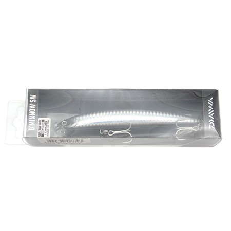 Leurre Flottant Daiwa D'minnow Floating Sw - 13Cm - Purple Back Silver