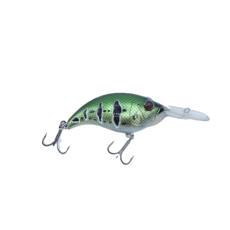 Leurre Flottant Dranckrazy Deros Middle Solid Core - 8Cm - Blue Back Lime