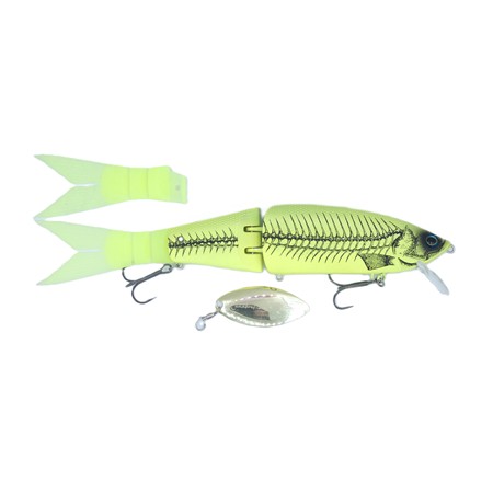 Leurre Flottant Grassroots Runabout 210 F - 21Cm - Bleached Shad