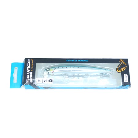 Leurre Flottant Savage Gear Sea Bass Minnow - 12Cm - Mirror Sardine