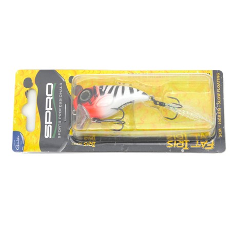 Leurre Flottant Spro Fat Iris 50 - 5Cm - Red Head Tiger