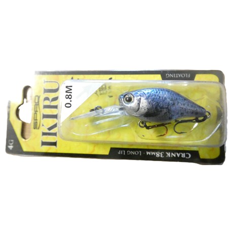 Leurre Flottant Spro Ikiru Mini Crank 38F Ll - 4Cm - Shirasu