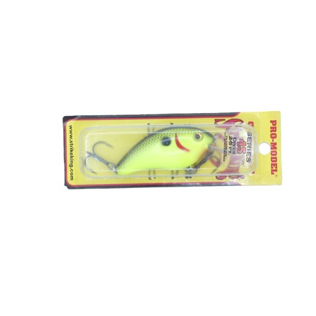 Leurre Flottant Strike King Pro Model Series 4S - 11Cm - Black Back Chartreuse