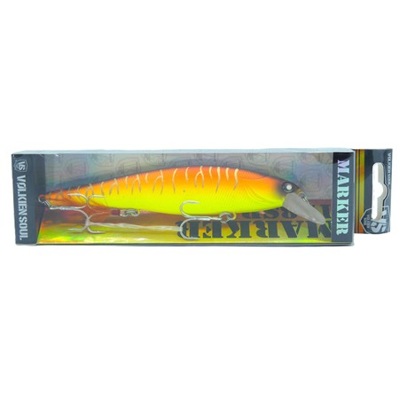 Leurre Flottant Volkien Marker 128 Pike Special - 13Cm - Red Tiger