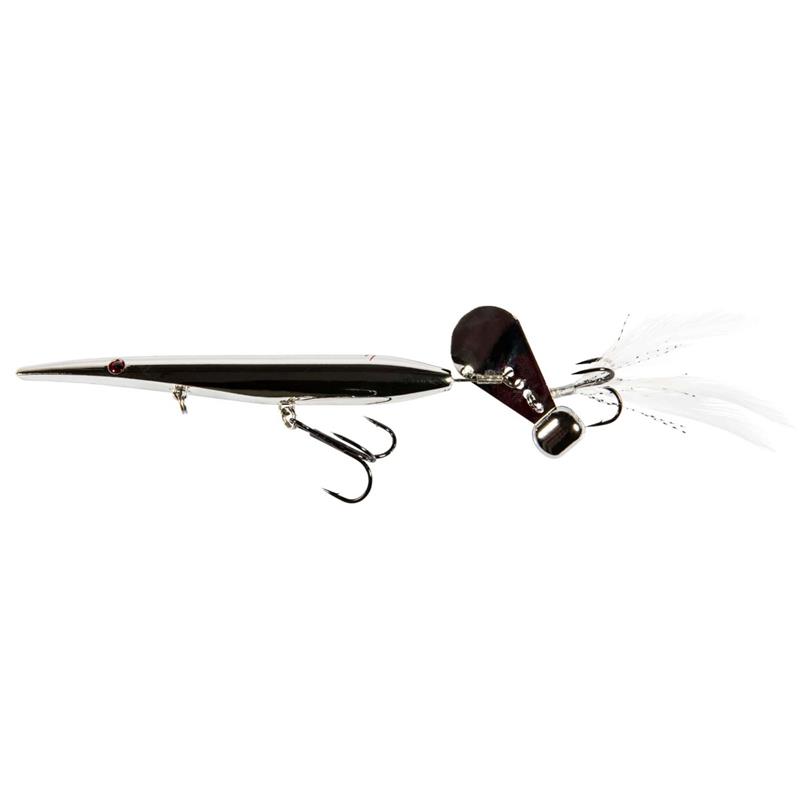 Esca Z-Man HellRaizer HR4-02 Topwater – 4'', Nero Opaco, Lama Ponderata Per Azione Camminante In Superficie