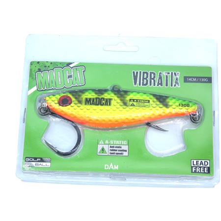 Leurre Lame Madcat Vibratix - 14Cm - Firetiger Uv