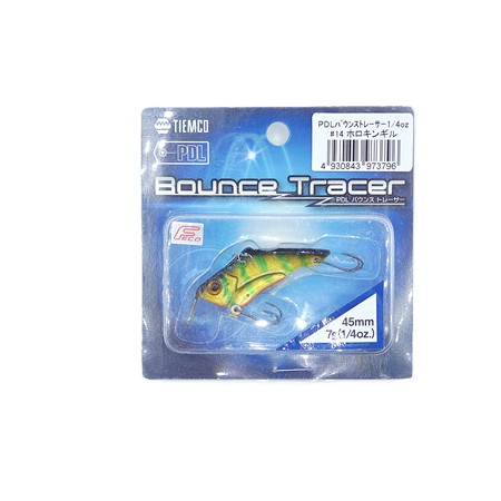 Leurre Lame Tiemco Bounce Tracer - 4.5Cm - Holo Gold Gill