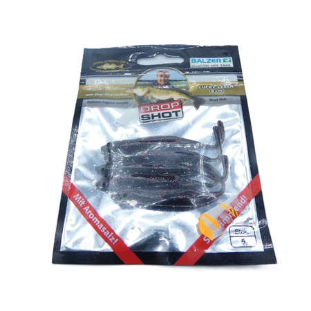 Leurre Lucky Leech 8 Cm Balzer - Drop Shot - Par 5