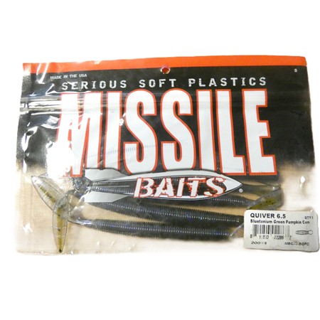 Leurre Quiver 6.5 Par 6 Missile Baits - Bluetonium Green  Pumpkincore