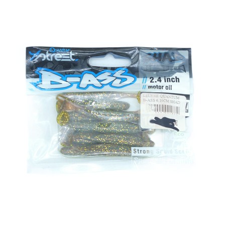 Leurre Souple 4Street B-Ass Shad - 6Cm - Motor Oil - Par 10