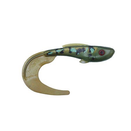 Leurre Souple Abu Garcia Beast Curl Tail - 17Cm - Red Head