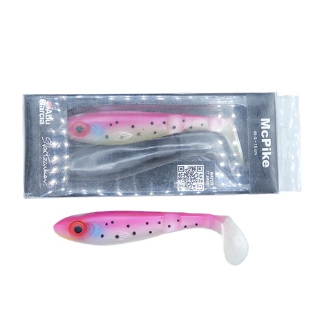 Leurre Souple Abu Garcia Svartzonker Mcpike - 18Cm - Pink Trout - Par 2