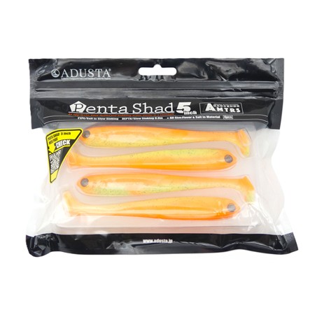 Leurre Souple Adusta Penta Shad 5” - 12.5Cm - 100 - Par 4