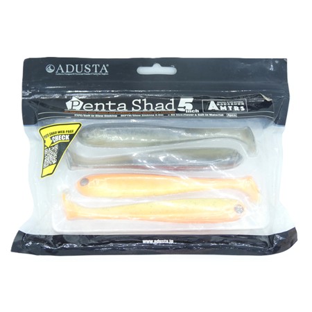 Leurre Souple Adusta Penta Shad 5” - 12.5Cm - - Par 4