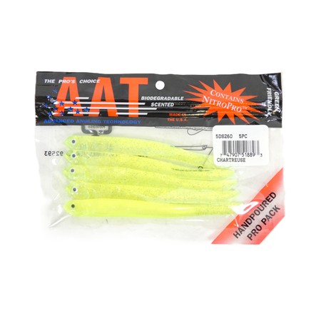 Leurre Souple Ams Ws - 12.5Cm - Chartreuse - Par 5