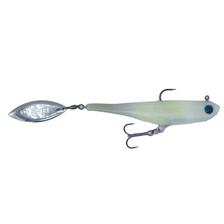 Leurre Souple Armé Biwaa Divinator 100 - 10Cm - Red Head