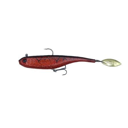 Leurre Souple Armé Biwaa Divinator Big - 25Cm - Chili Tiger