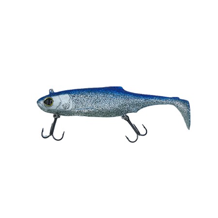 Leurre Souple Arme Biwaa Submission 8” Top Hook 360 - 20Cm - Blue Chrome