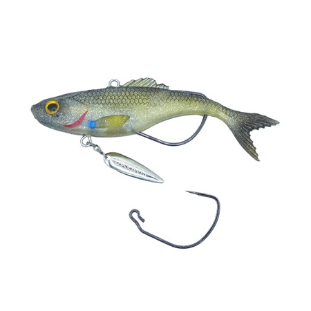 Leurre Souple Armé Chasebaits Rip Snorter - 12Cm - Herring