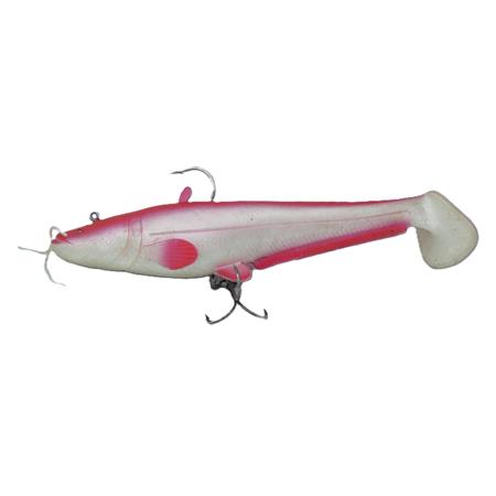 Leurre Souple Arme Effzett Effzett Look-A-Life Catfish Paddle Tail - 25Cm - Albino