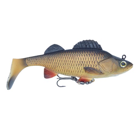 Leurre Souple Arme Effzett Natural Perch Paddle Tail - 18Cm - Perch