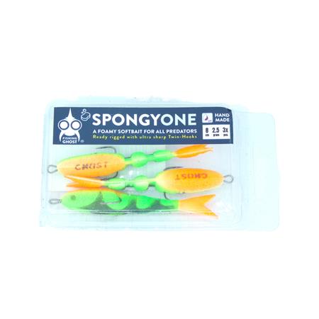 Leurre Souple Armé Fishing Ghost Spongy One - 8Cm - Uv Perch