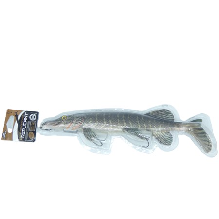 Leurre Souple Armé Fox Rage Giant Realistic Pike Replicant - 32Cm - Super Natural Pike