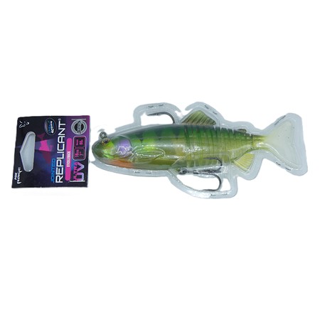 Leurre Souple Arme Fox Rage Jointed Replicant - 18Cm - Yellorange - Coloris Exclusif Pêcheur.Com